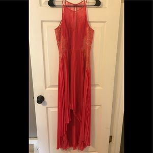 BCBG Pleated High-Low